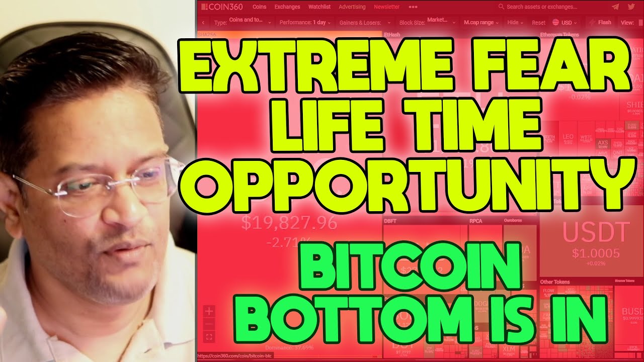 🔴 BITCOIN EXTREME FEAR 🔴 LIFETIME MONEY MAKING OPPORTUNITY IN BITCOIN. WHAT IS BTC BOTTOM?