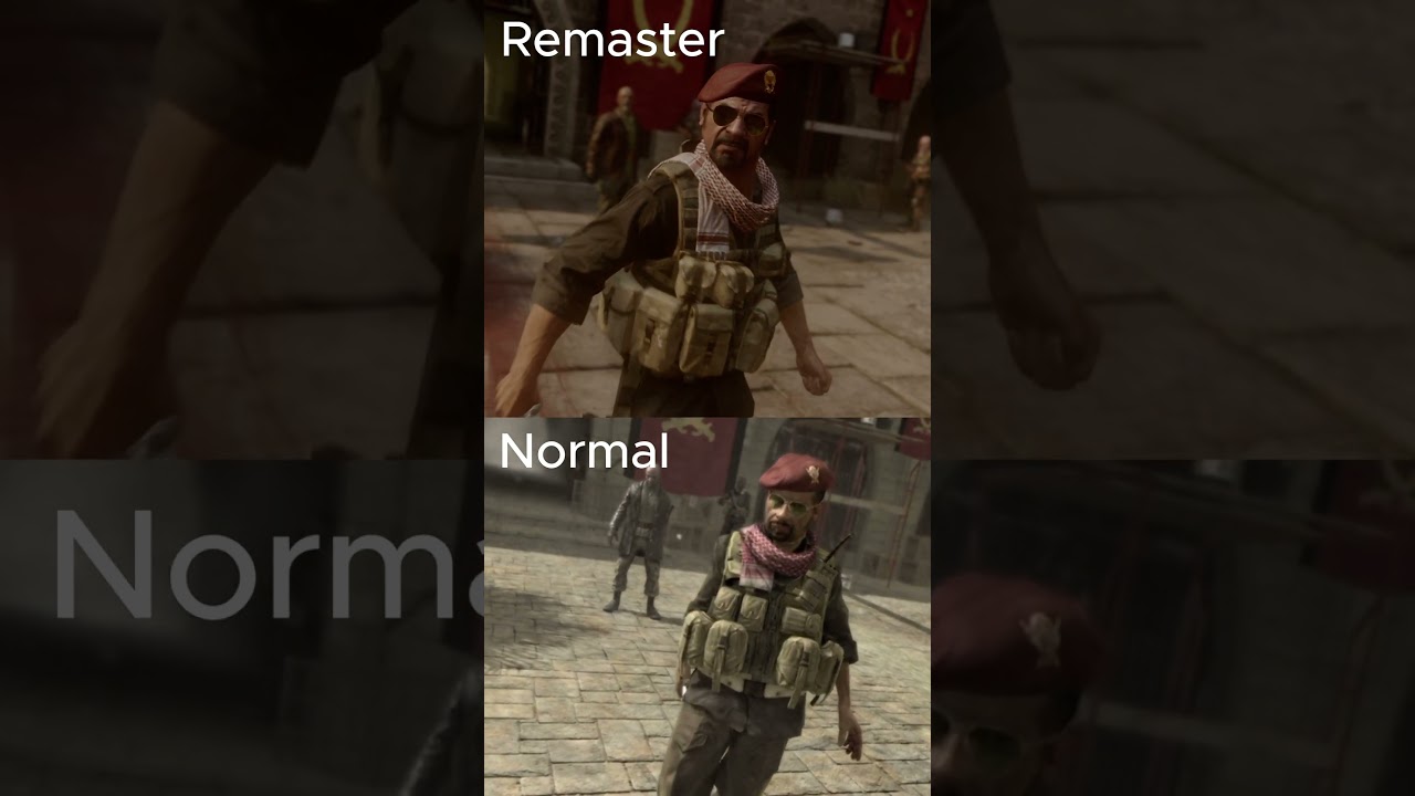 Khalad Al Asad Comparison - Original Vs Remaster #callofduty #modernwarfare  #foryou #gaming