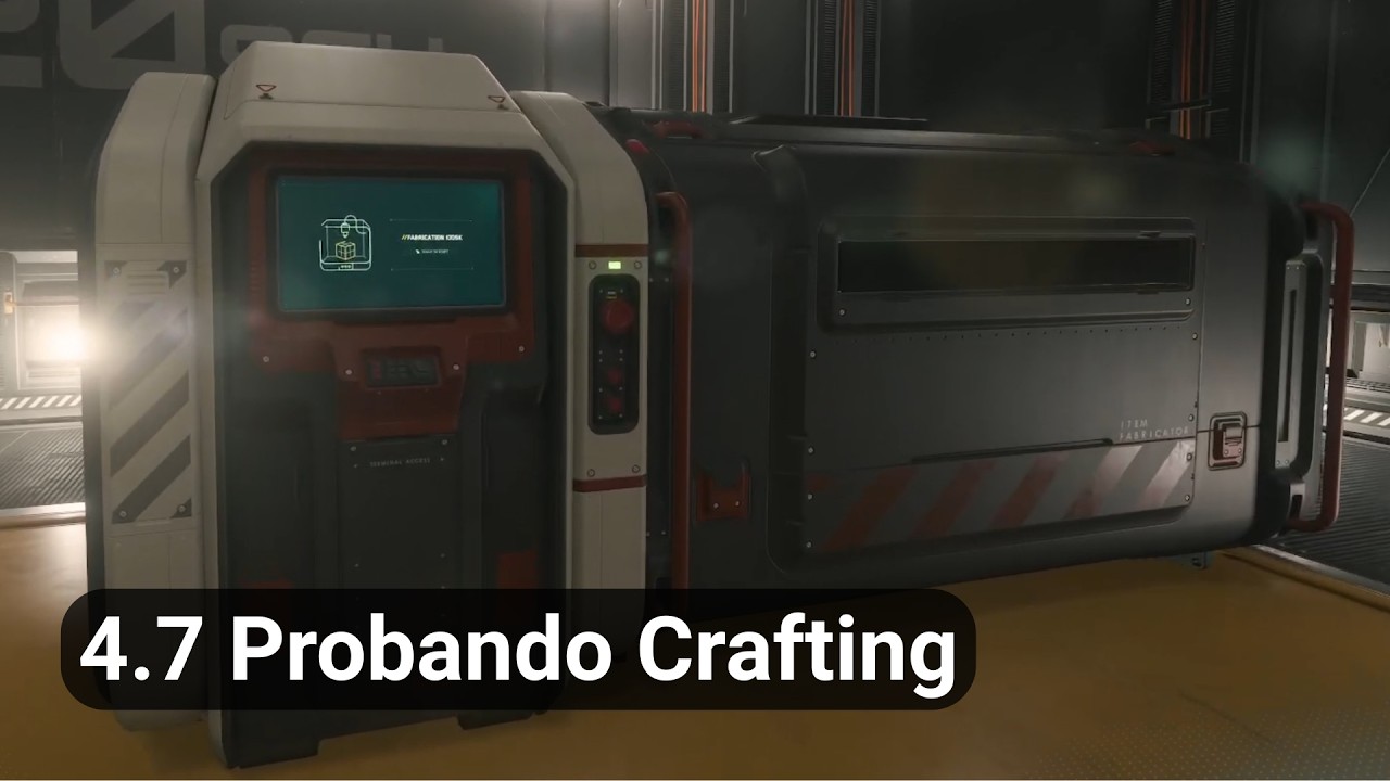 Probando crafting 4.7 #starcitizen