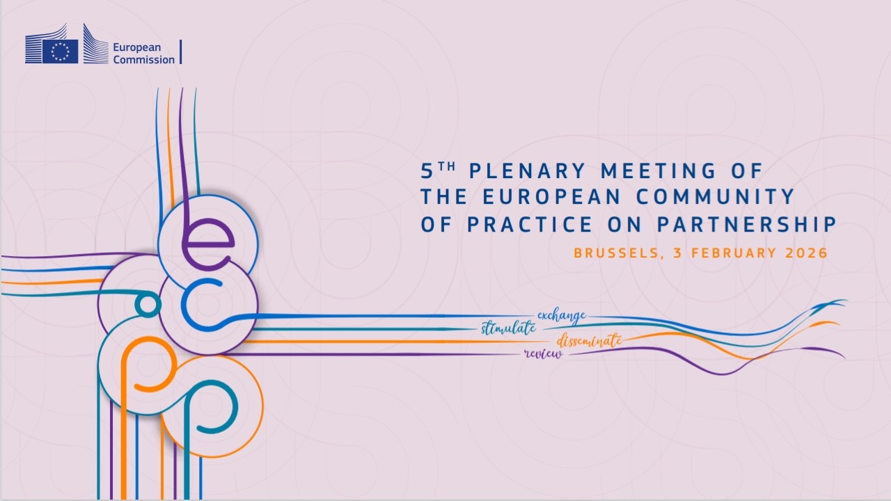 5th Plenary Meeting of the European Community of Practice on Partnership