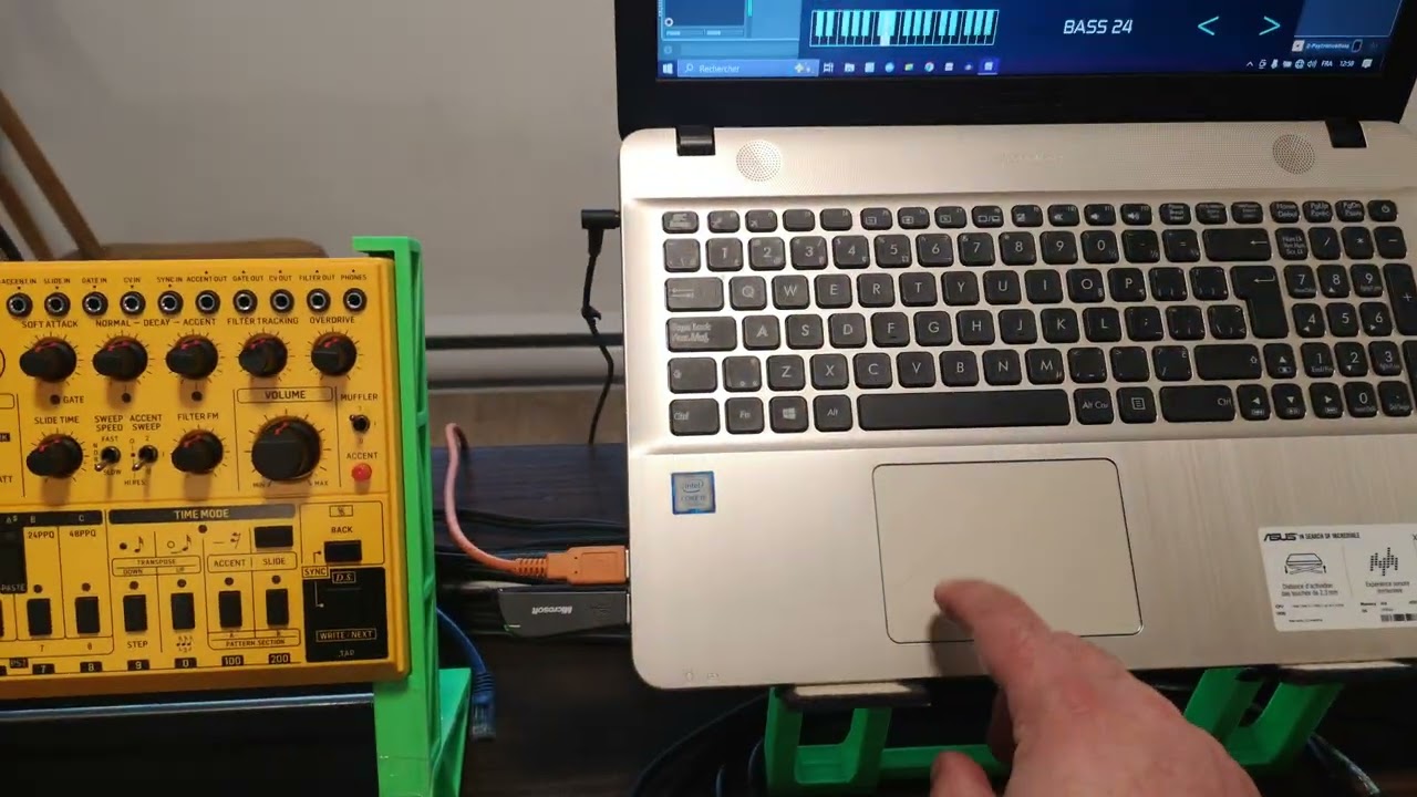 Testing: (Mom-Survivor-Laptop-With-Novation-Mk2).