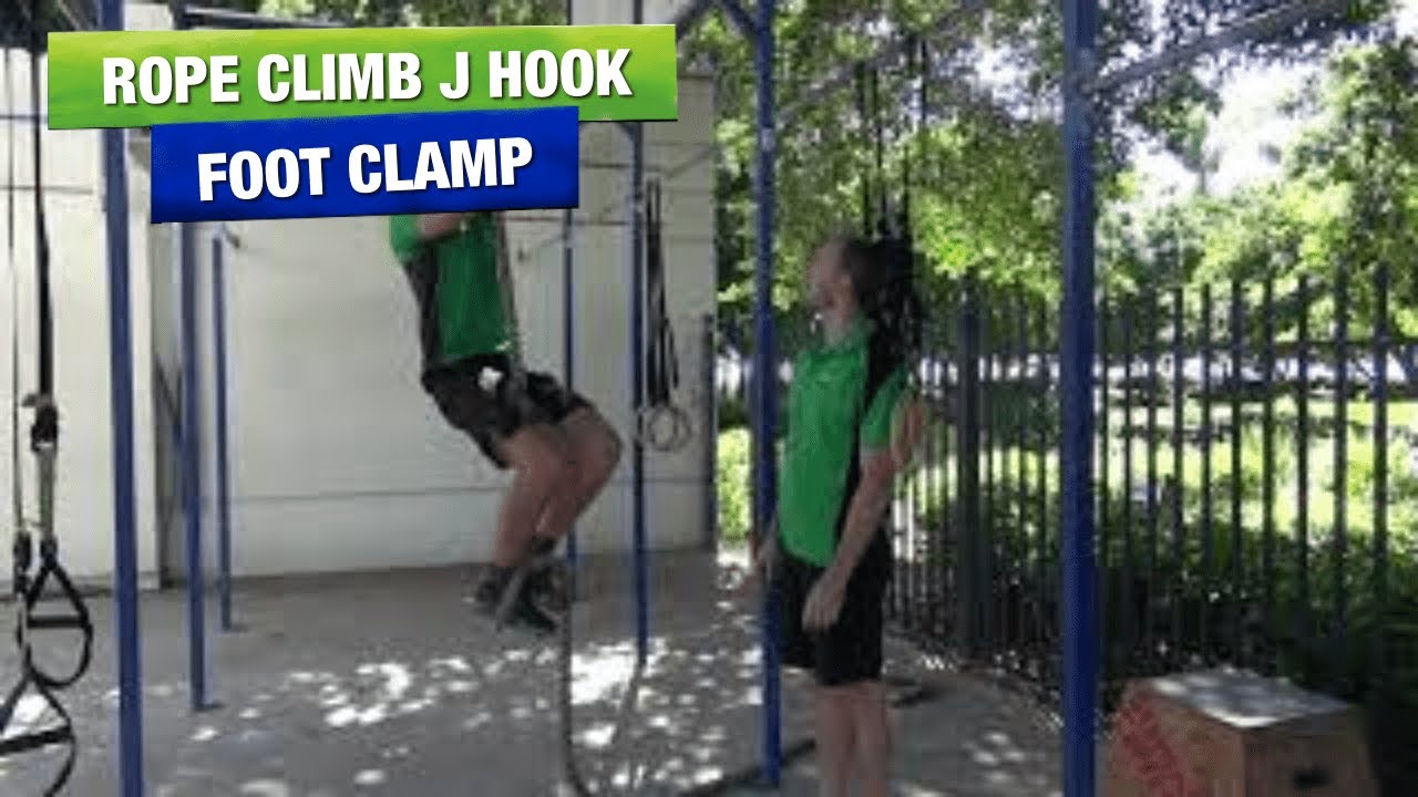 Rope Climb J Hook Foot Clamp Tutorial