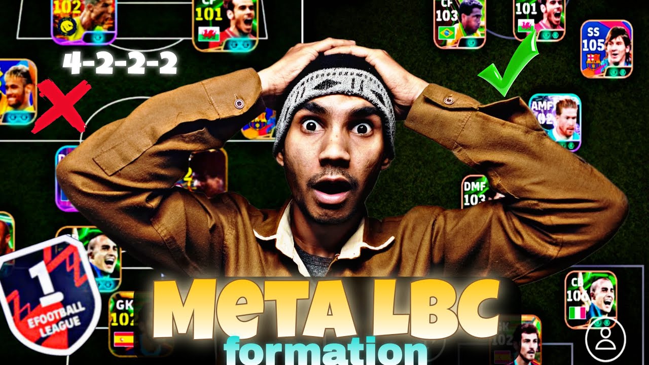 Best LBC formation in eFootball 🤫 my honest test 😭
