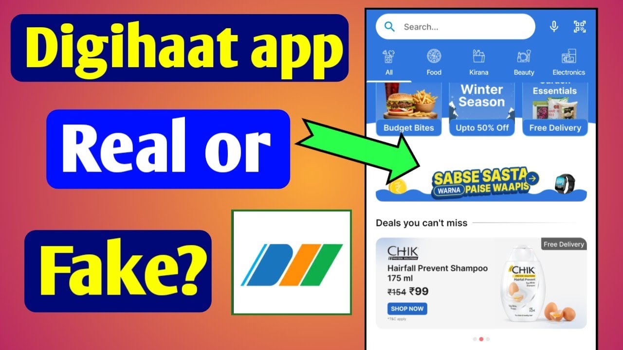 Digihaat app Real or fake