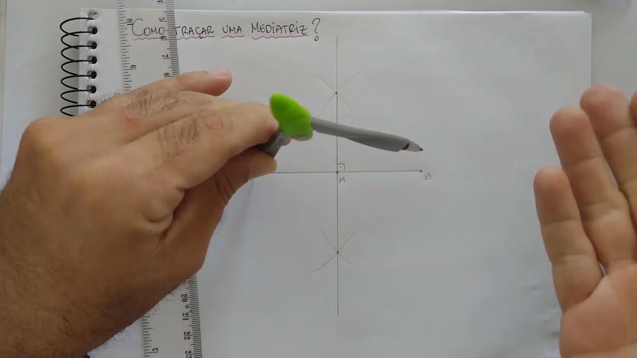 RÉGUA E COMPASSO na construção da RETA MEDIATRIZ, TRIÂNGULO EQUILÁTERO E ÂNGULO DE 60° I Confira!