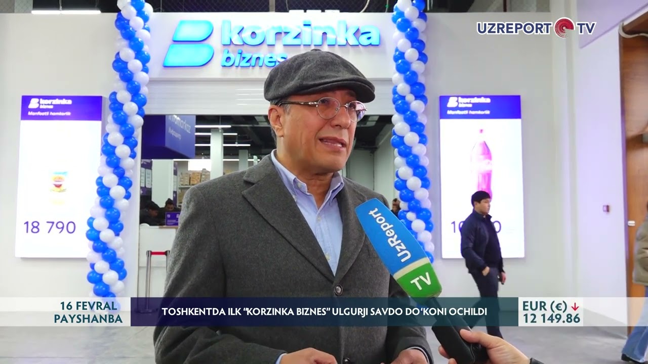 Toshkentda ilk "Korzinka biznes" ulgurji savdo do'koni ochildi