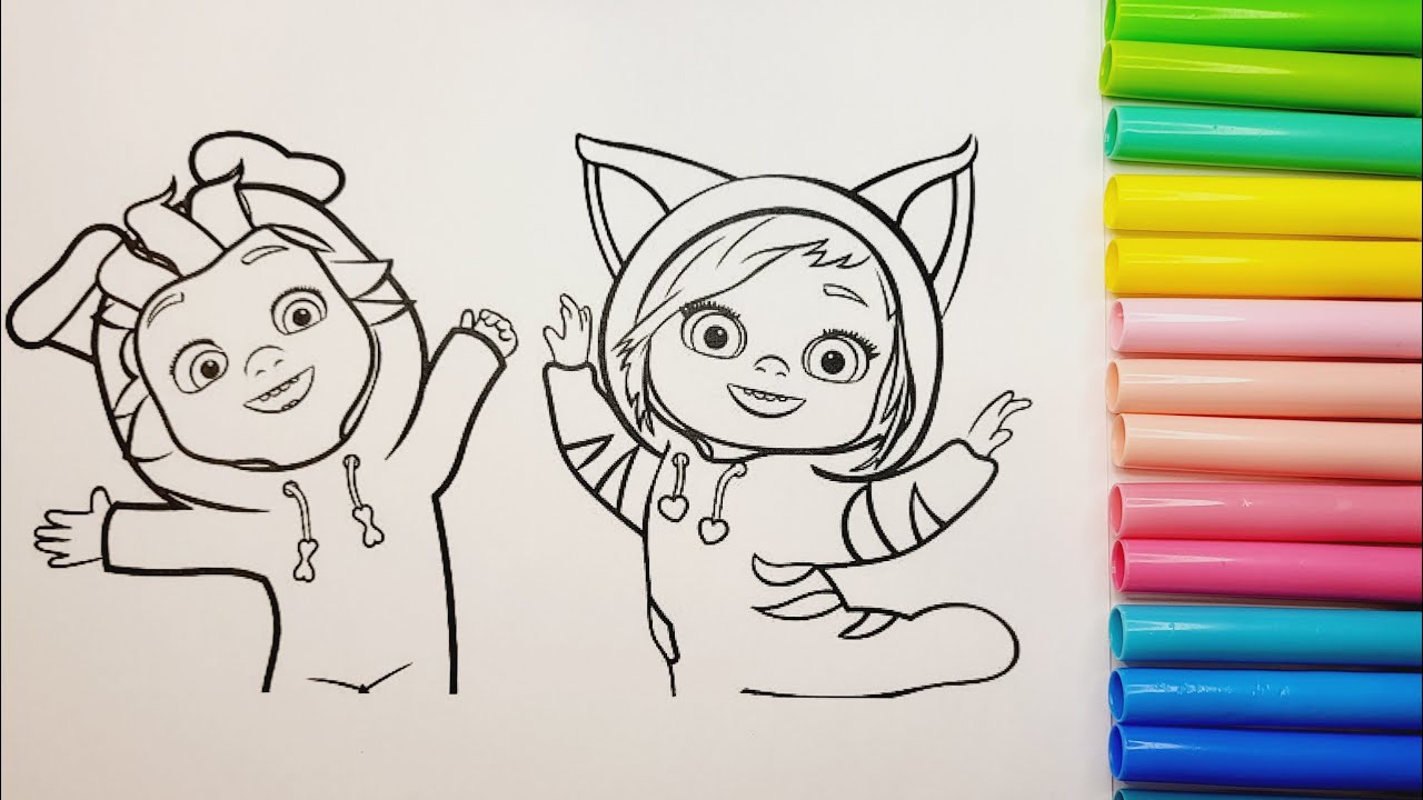 Dave and Ava - Nursery Rhymes and Baby Songs.Coloring Pages for Kids#daveave