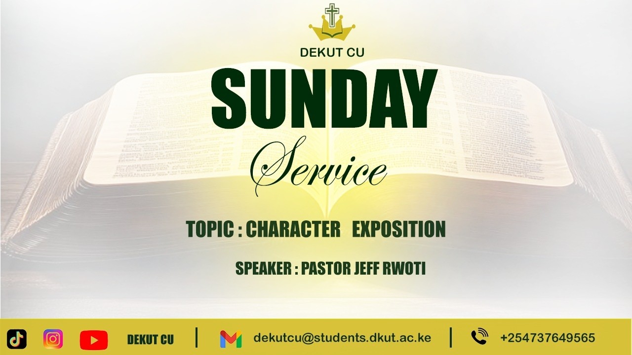 8TH MARCH, 2026 SUNDAY SERVICE