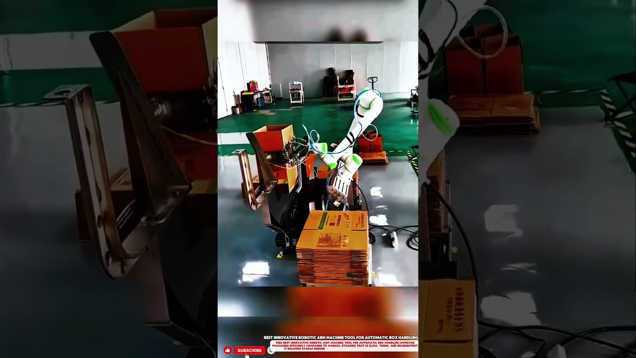 Best Innovative Robotic Arm Machine Tool for Automatic Box Handling