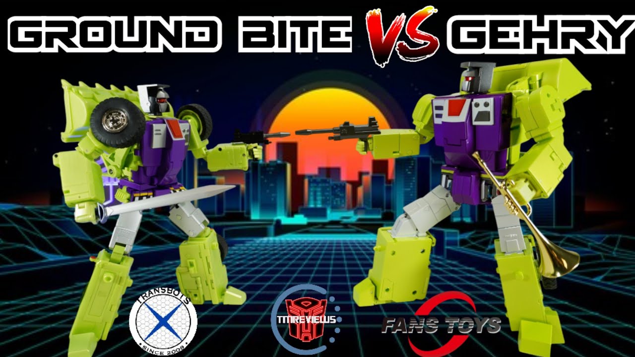 Comparison: X-Transbots MX-41 Ground Bite VS FansToys FT-32A Gehry (AKA Scrapper)
