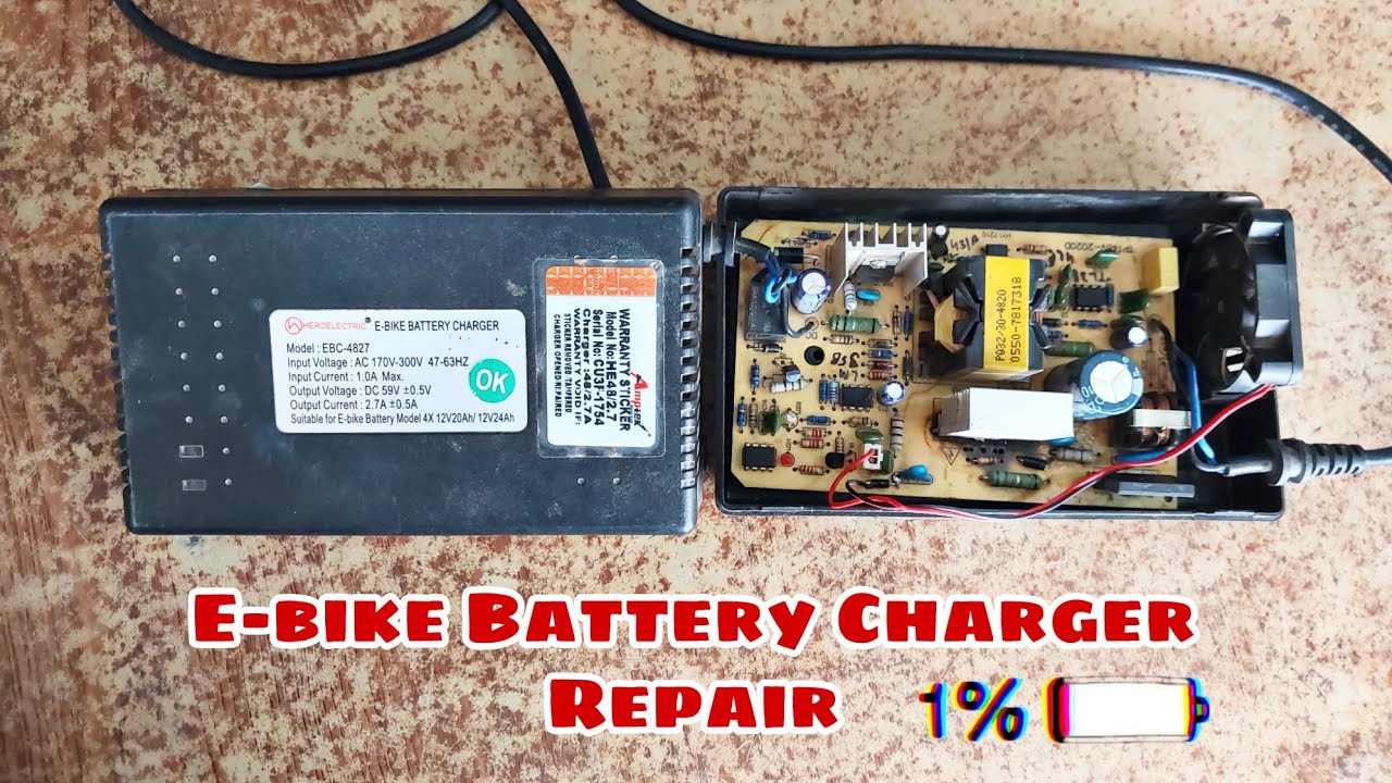 E-bike Battery Charger Repair | how to Repair E-bike charger at home | Scooty charge repair