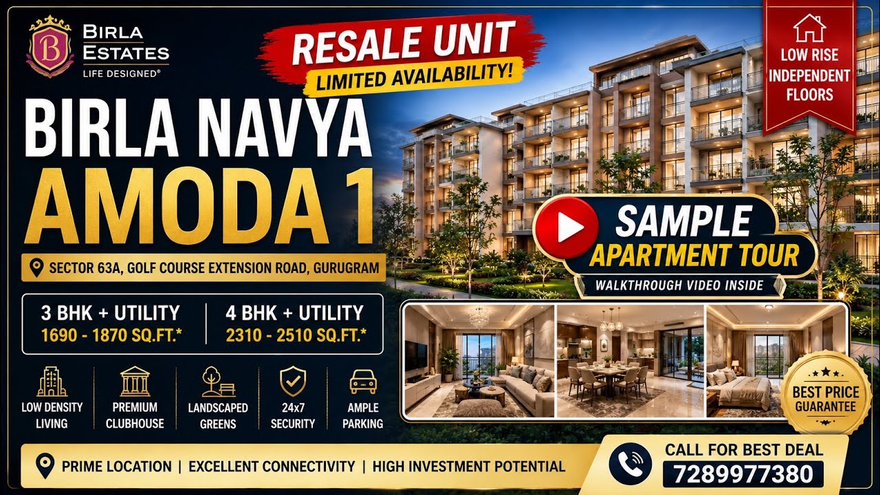 Golf Course Extension Road, Sample Apartment Tour | Premium Low-Rise Living
