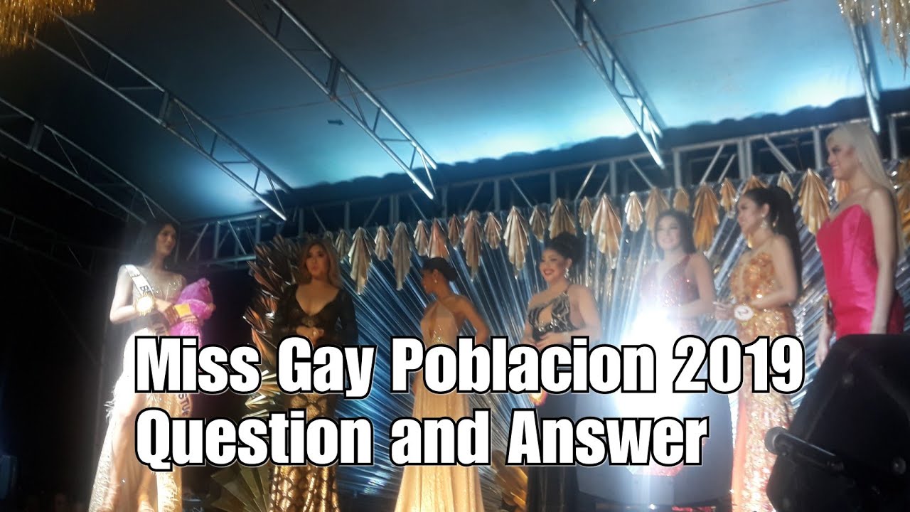 Miss Gay Poblacion Makati 2019 Question and Answer Portion
