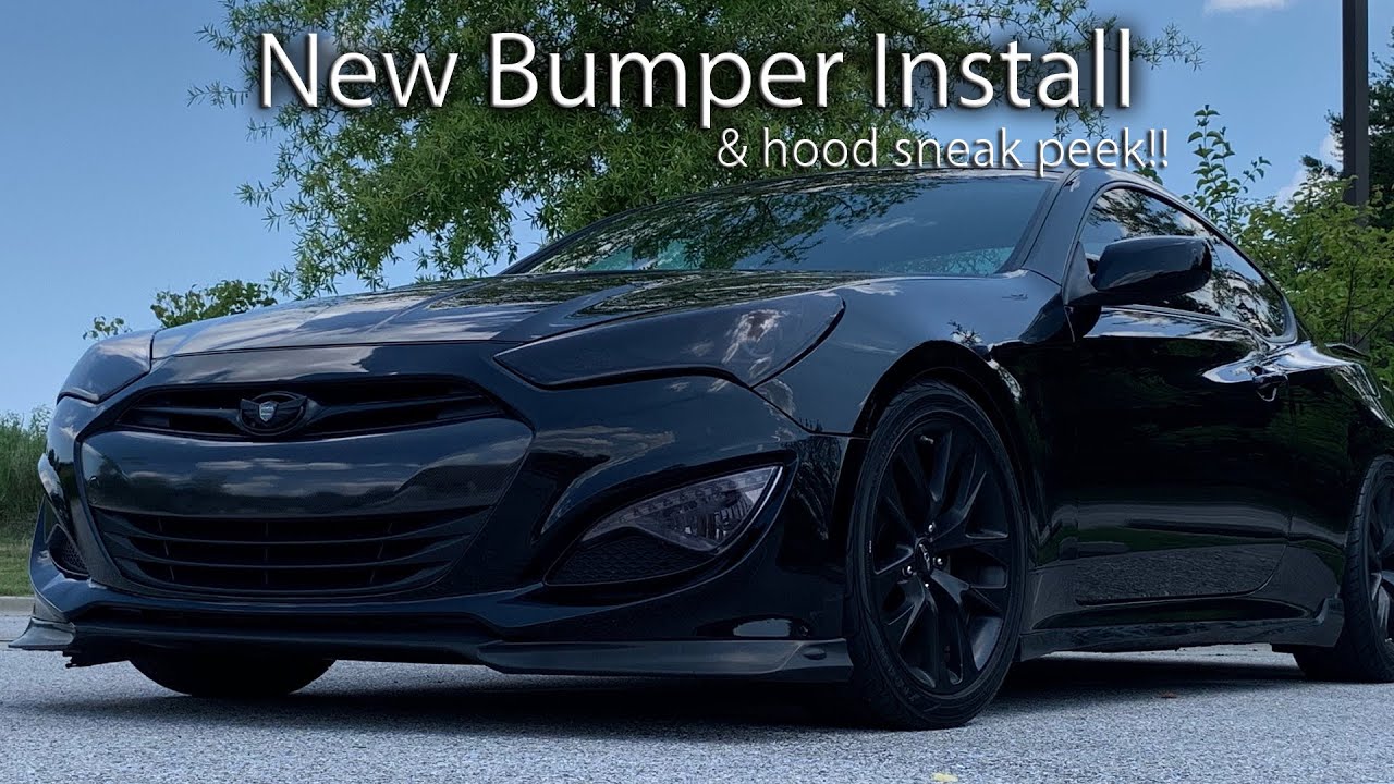 Genesis Coupe BK2 Bumper Install