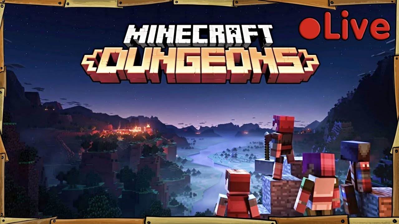 Minecraft Dungeons - With A Squid & A Duck - 🔴 Live