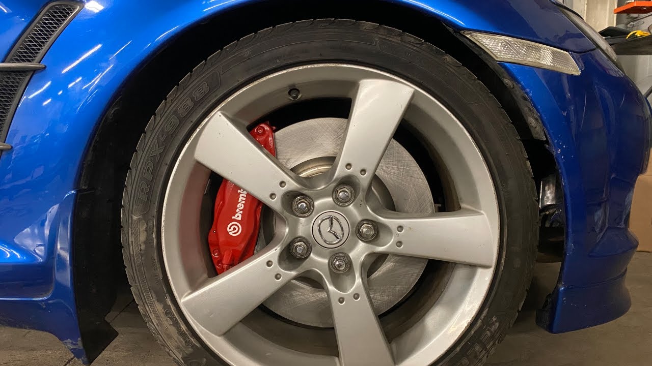 2JZ RX8 gets BIG BREMBO BRAKES !