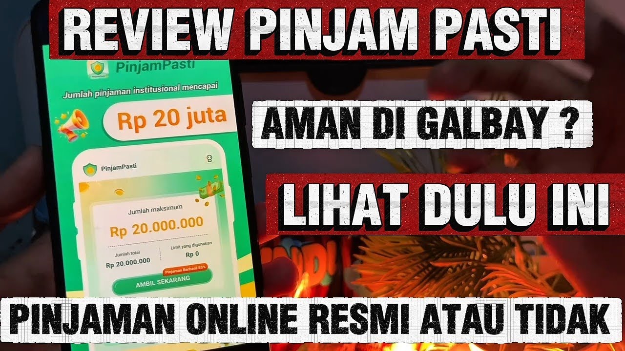 Review pinjam pasti | pinjol aman di galbay ? 