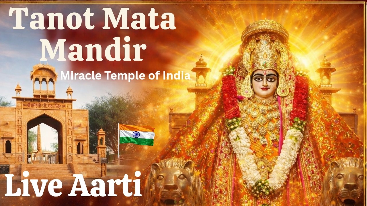 Aarti at Tanot Mata Mandir | The Miracle Temple of Jaisalmer Border
