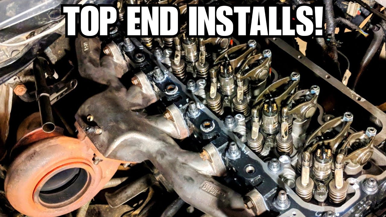 FINALLY MAKING PROGRESS On The NEW 6.7 Cummins Head!! Studs, Injectors & Rockers OH MY!