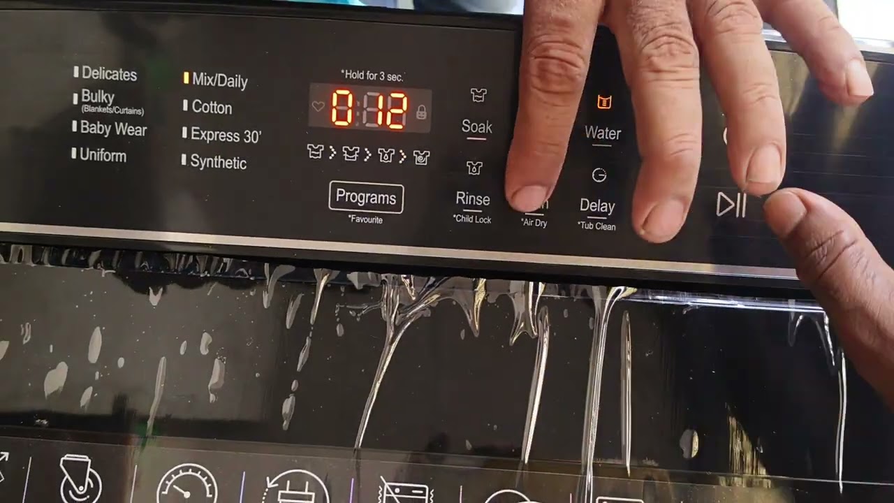IFB top load 7 KG washing machine Full demo #ifb #homeappliance #washingmachine