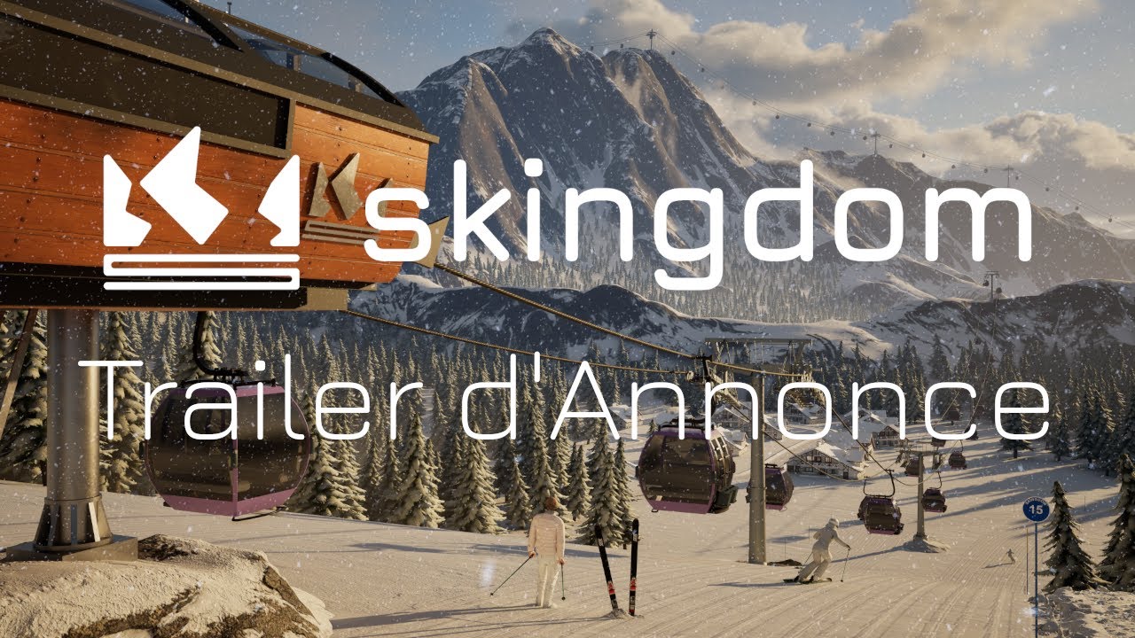 Skingdom : jeu de gestion de station de ski | Trailer d'annonce