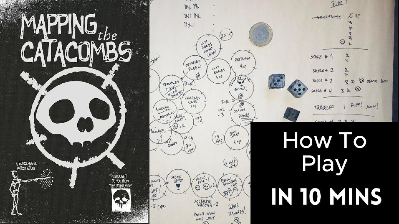 How To Play Mapping The Catacombs Dungeon Crawler RPG in Under 10 Minutes