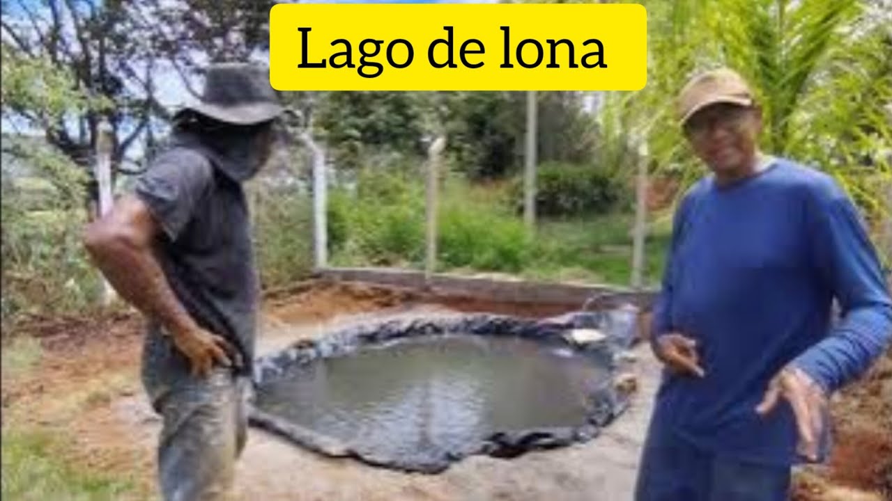 Finalizamos o Lago ornamental 