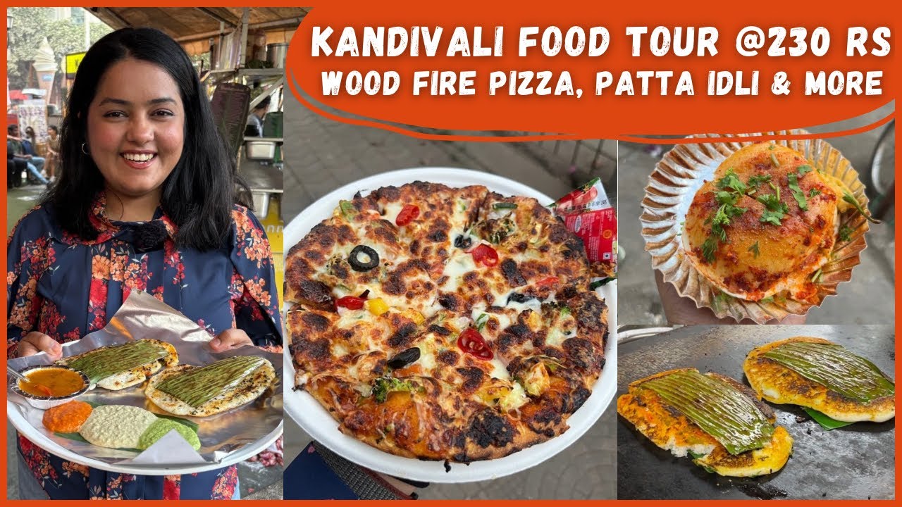 Wood Fire Pizza on Mumbai Street ? | BEST Food Tour in Kandivali under @230 RS