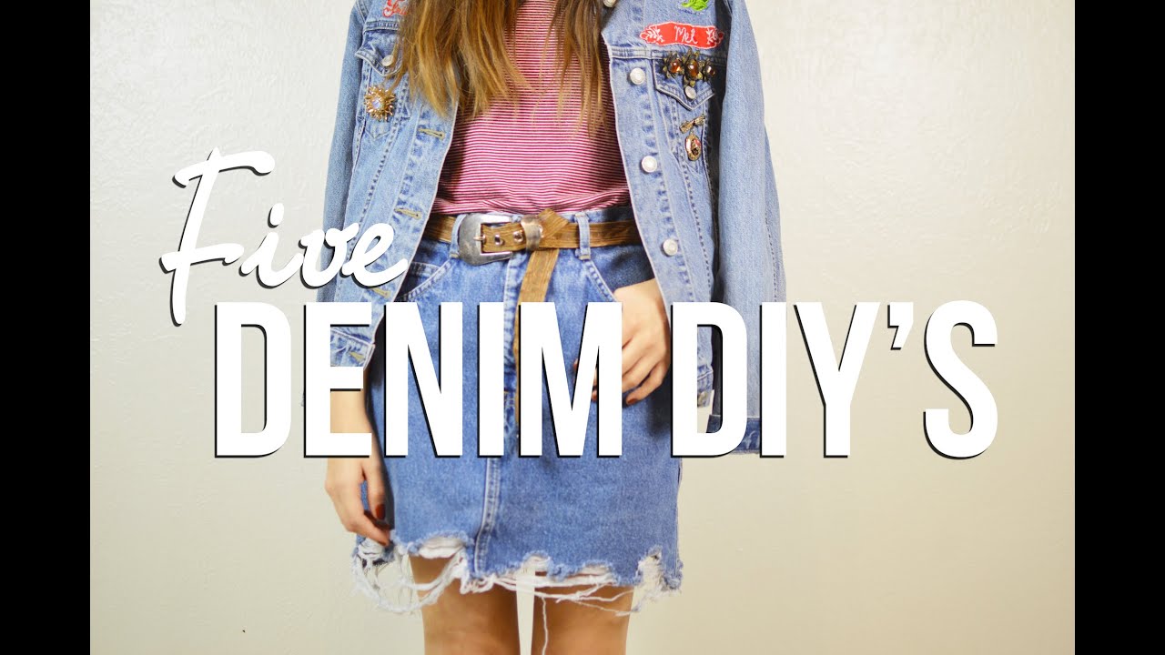 5 Denim DIYs | The Fashion Citizen