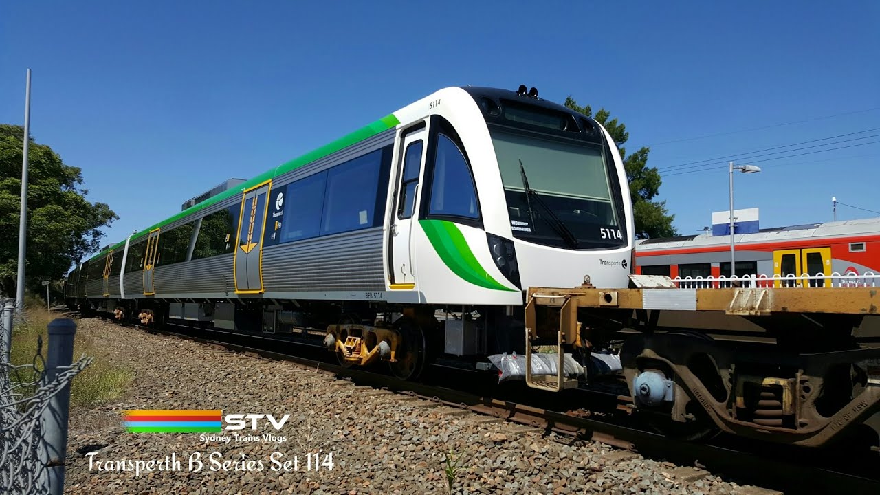 Sydney Trains Vlog 1261: Transperth B Series Set 114 Transfer