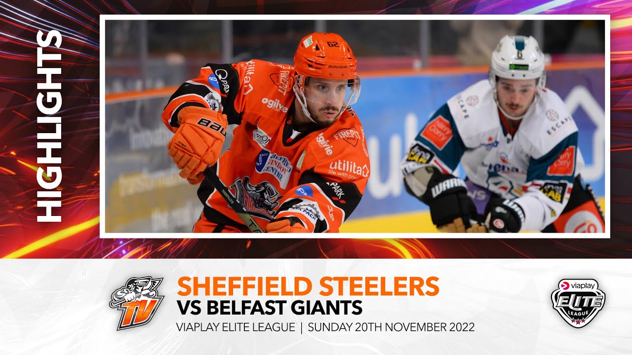 Sheffield Steelers v Belfast Giants - EIHL - Sunday 20th November 2022