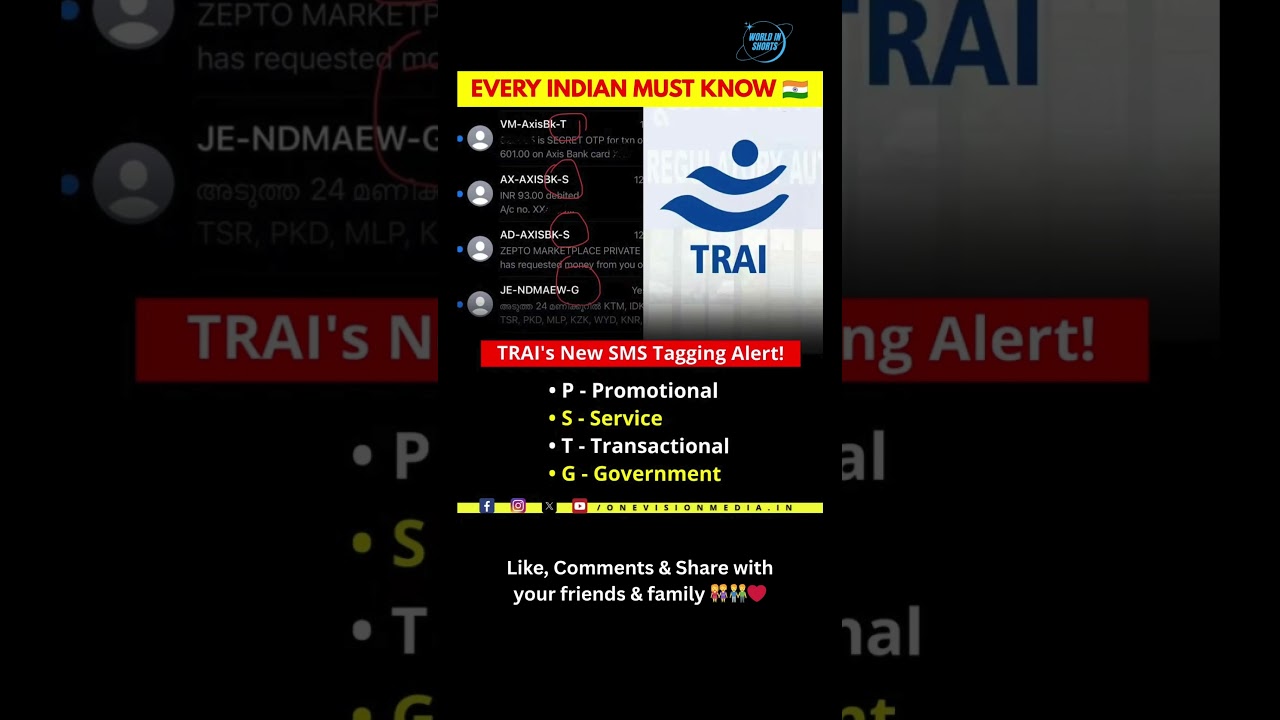 🔔 TRAI&rsquo;s new SMS tagging system is live, here&rsquo;s what you need to know!