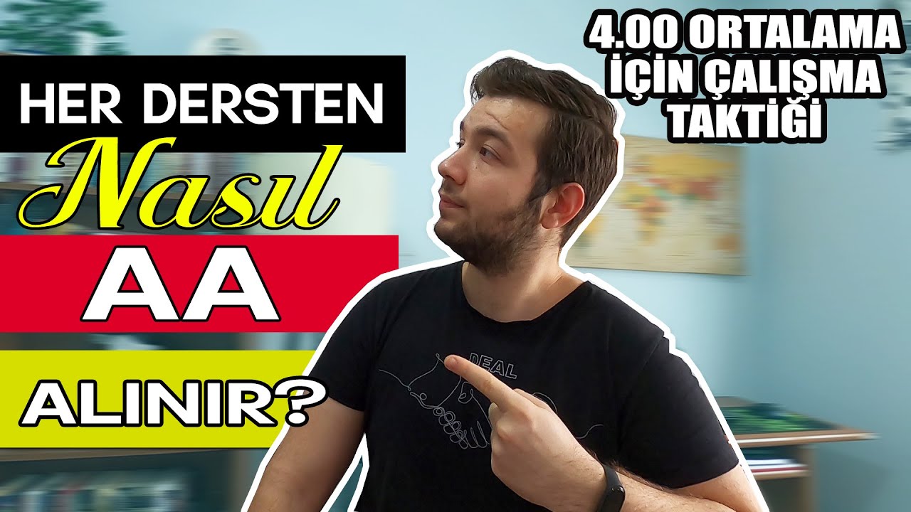 HER DERSTEN AA ALDIRAN ÇALIŞMA TAKTİĞİ ! ( Yüksek Ortalama Nasıl Yapılır ? )