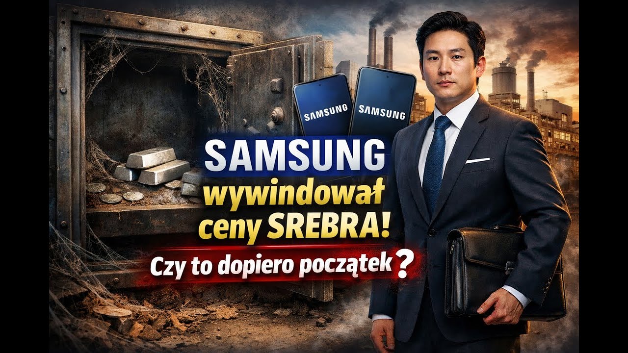 SAMSUNG PŁACI 20$ WIĘCEJ za uncje, bo na rynku NIE MA SREBRA!