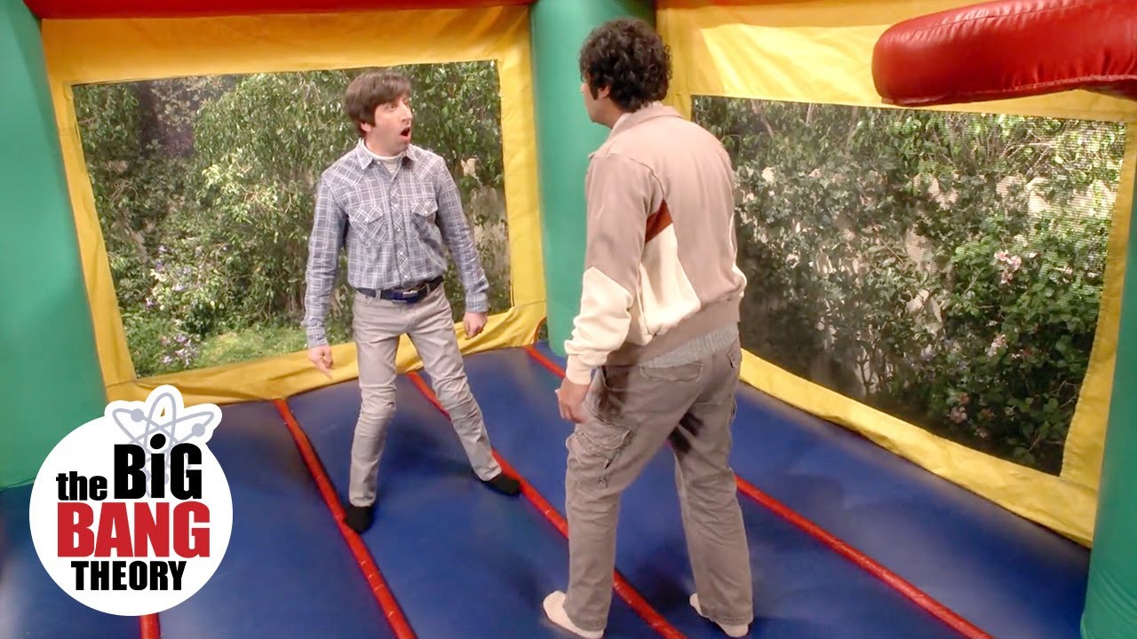 Howard & Raj Fight in a Bounce House | The Big Bang Theory