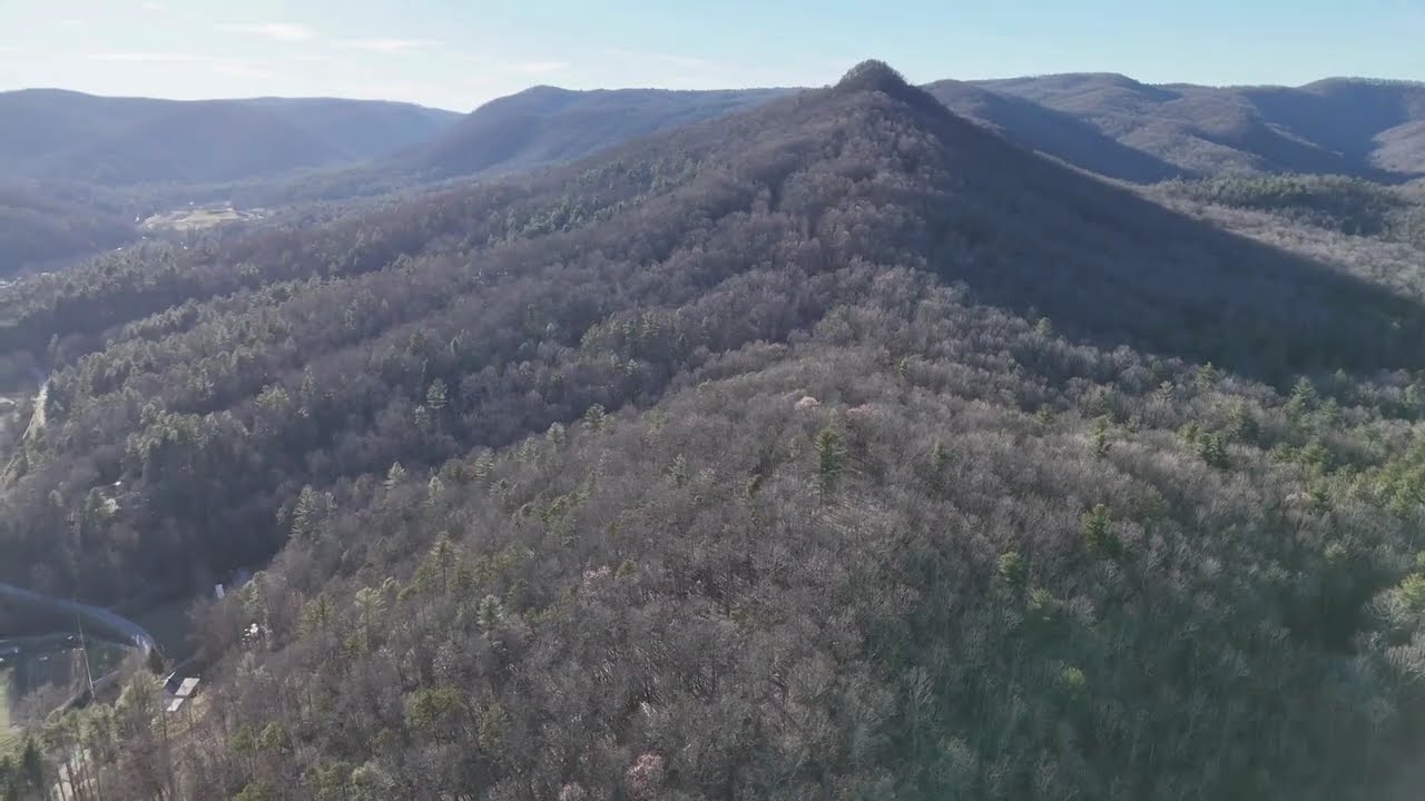 4.48 Acres in Zirconia, NC | Drone Tour | Mountain Land with Winter Views