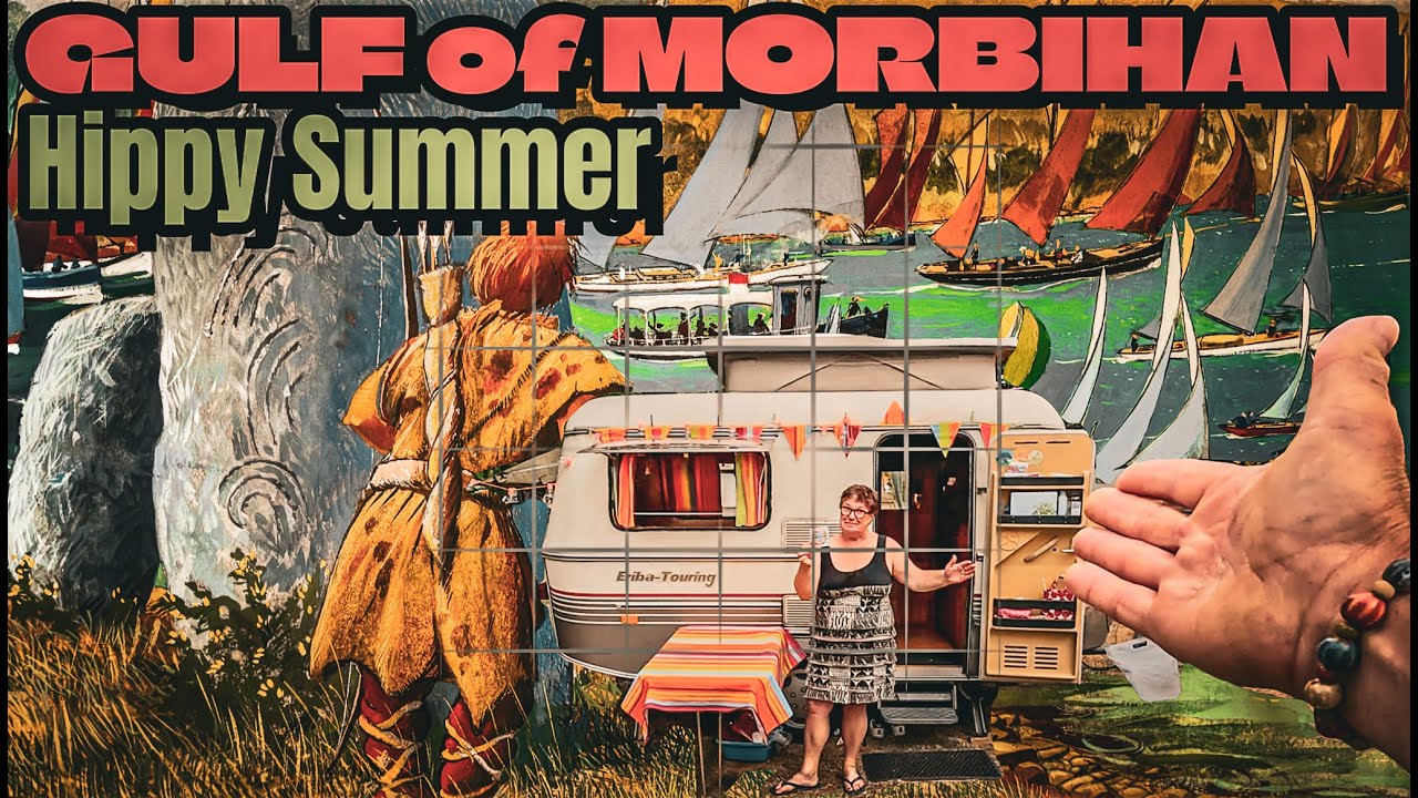 ARRADON Gulf of Morbihan Brittany France Hippy Summer Motorhome Tour