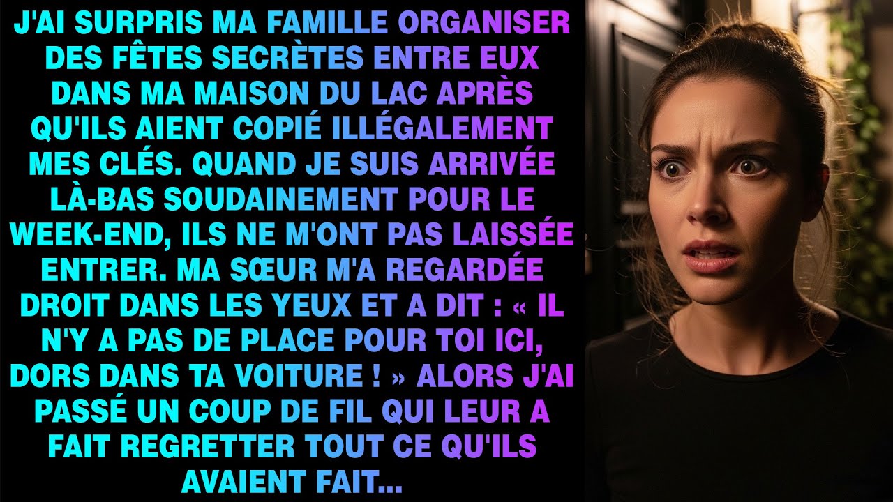 J’ai surpris ma famille copiant mes clés et m’empêchant d’entrer — puis ils l’ont regretté.