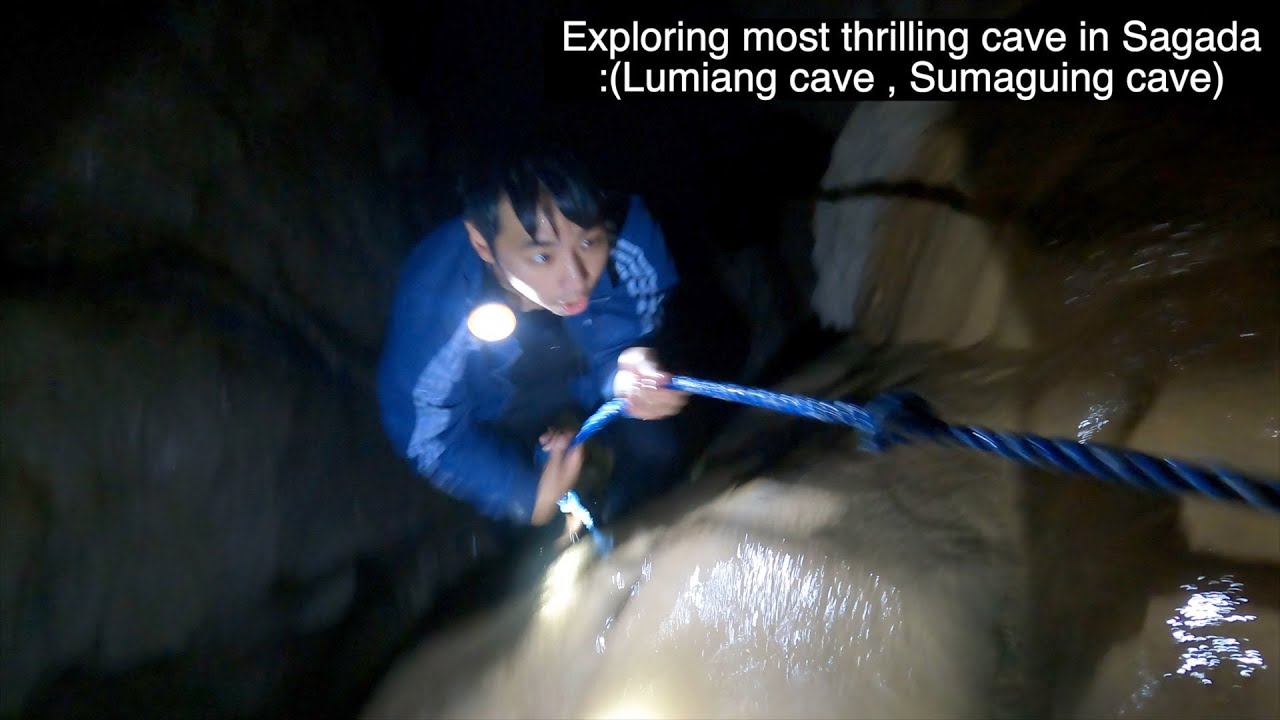 Korean exploring most thrilling cave in Sagada:(Lumiang cave , Sumaguing cave)