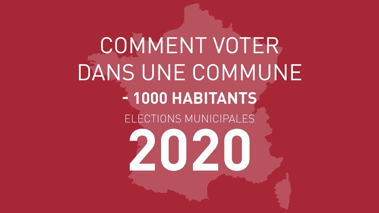 Comment voter dans une commune de -1000 habitants