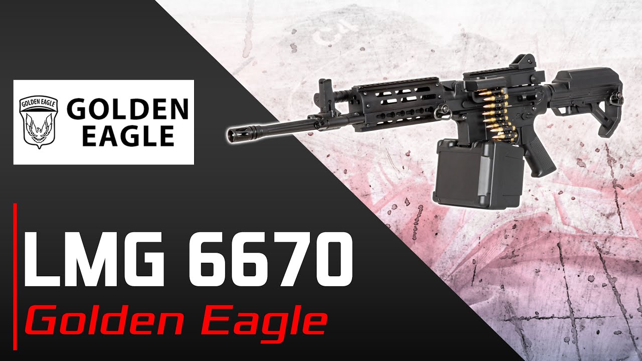 [LMG 6670 - Golden Eagle] Présentation | Review | Airsoft FR - EN subs