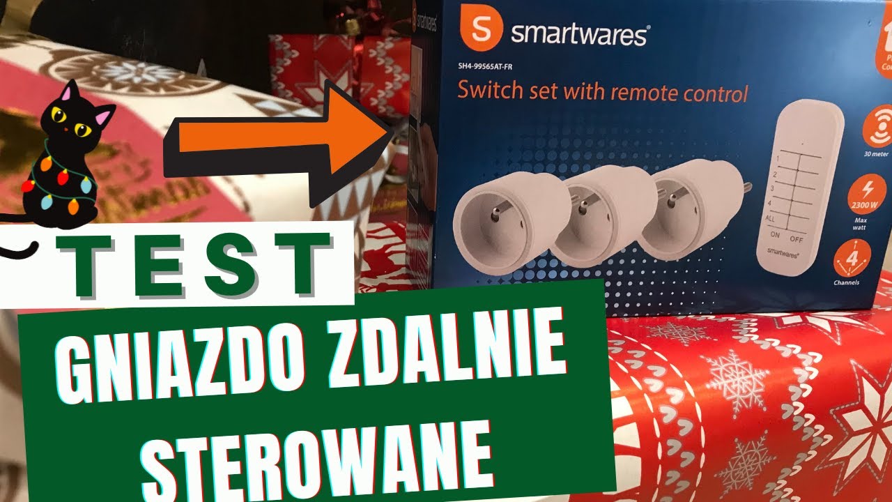 SMARTWARES GNIAZDKO ZDALNIE STEROWANE ZESTAW | GNIAZDKO NA PILOTA | TEST | UNBOXING