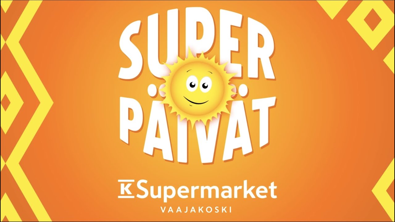 K-Supermarket Vaajakoski - Tervetuloa Superpäiville! (viikko 5 2022, Youtube)
