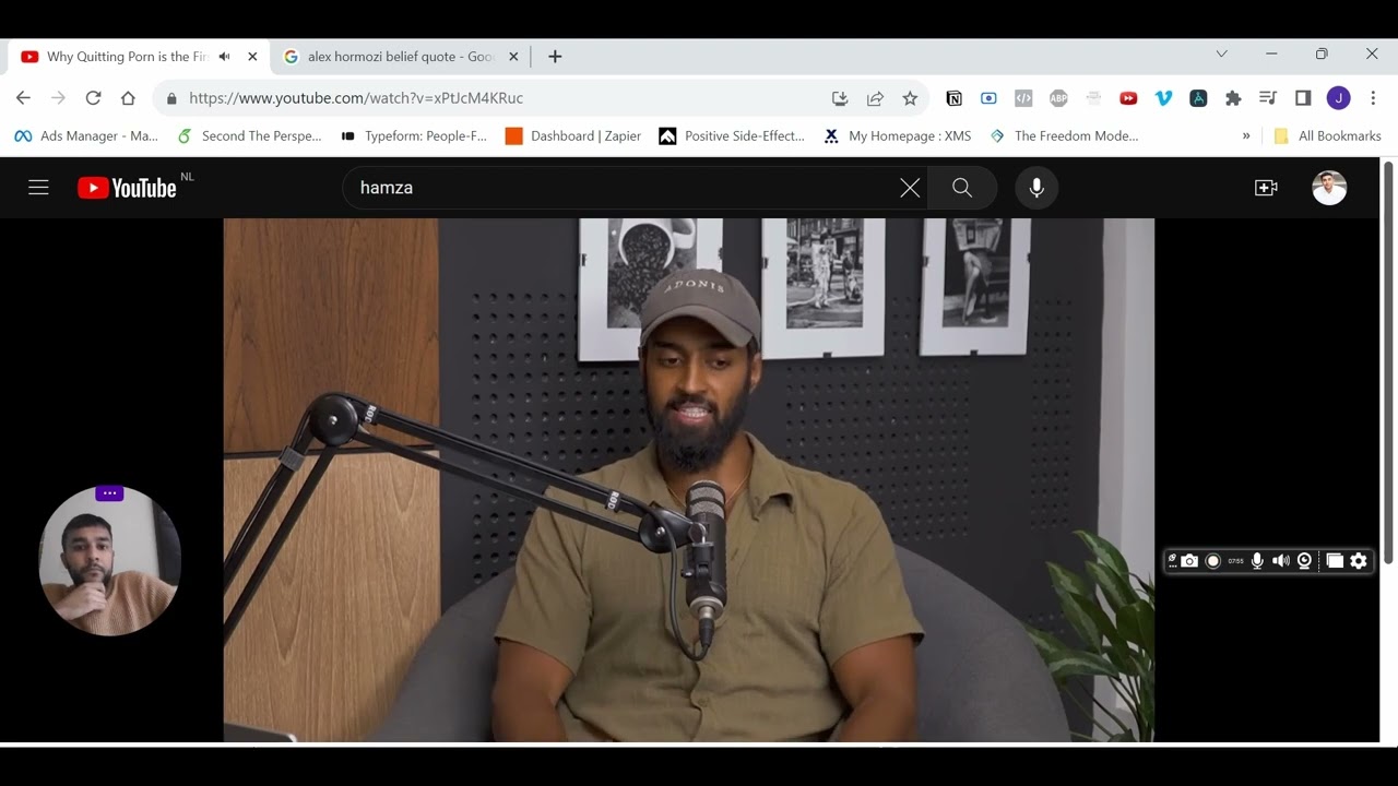 Hamza's shi*tty advice to quit p*rn (just read the freedom model instead)