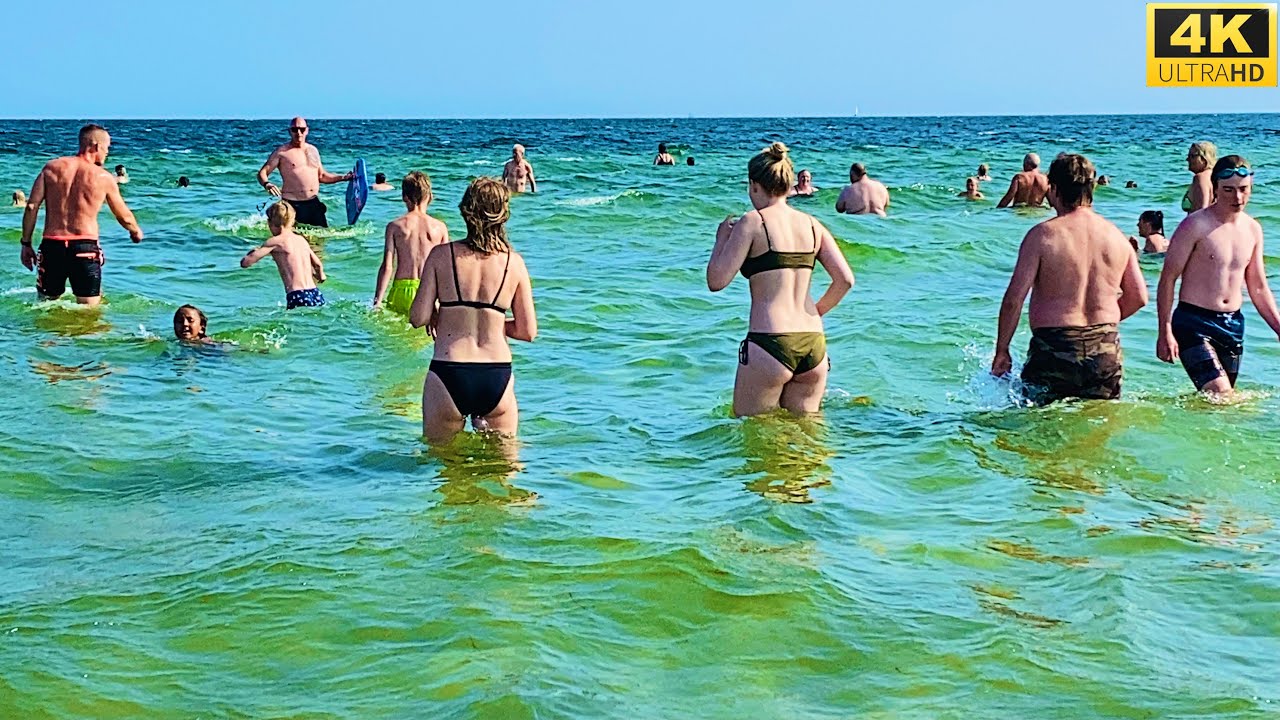 Denmark Ish&oslash;j Beach🇩🇰 Virtual Walking, July 2021, Best Europe Beach, Scandinavian Beach, 4K Walk