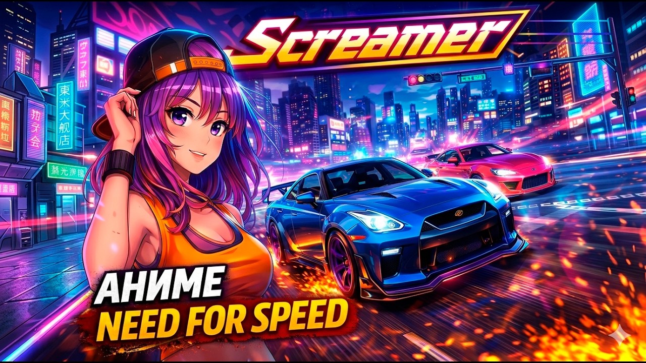 Screamer новый Need for Speed в стиле аниме?!