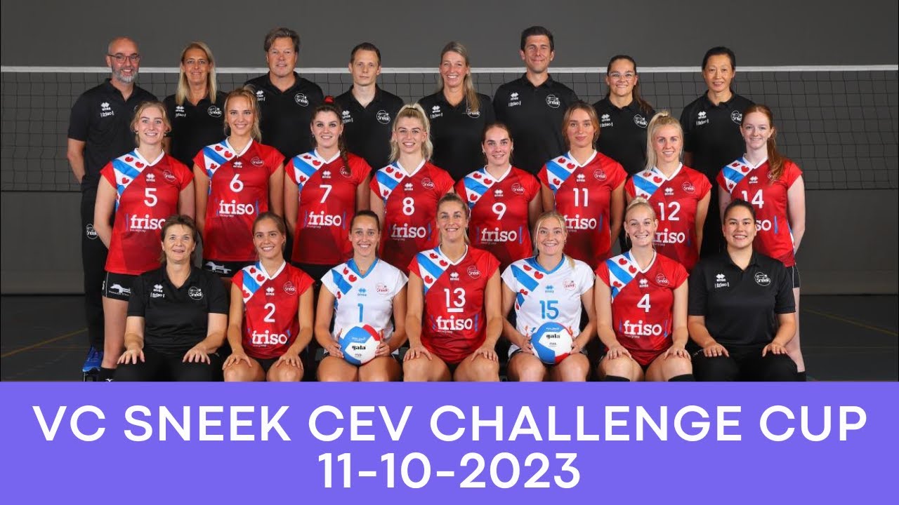 [LIVESTREAM 🔴] Europacup wedstrijd 2: VC Sneek-PVK Olymp Praha (11-10-2023)
