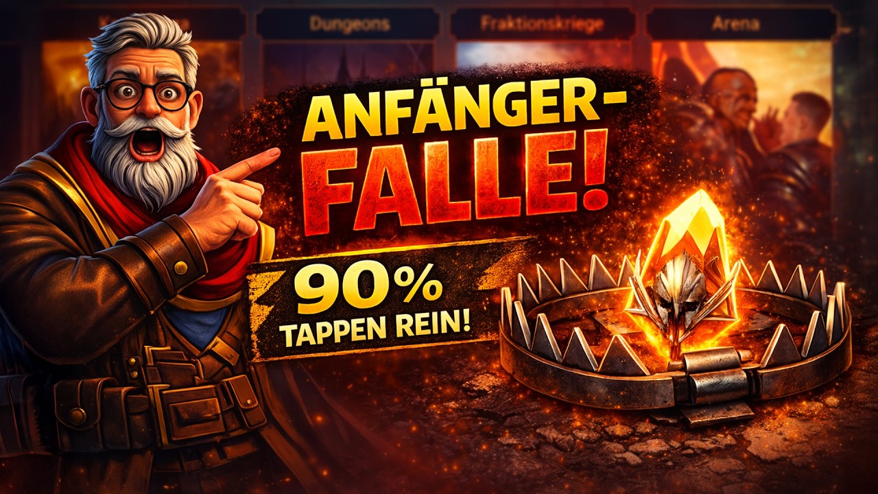 Raid Shadow Legends – Diese Anfängerfallen bremsen 90 % aller Spieler aus