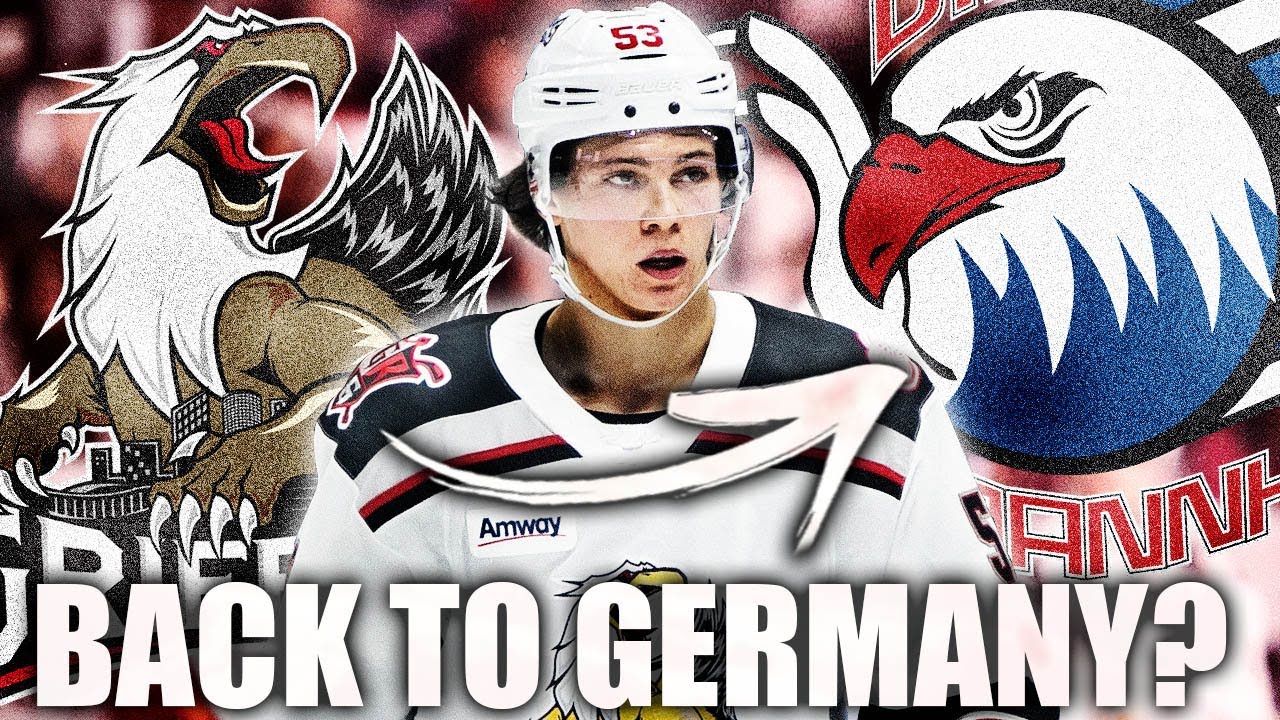Moritz Seider Going BACK TO GERMANY? Detroit Red Wings Top Prospects Rumours & News - Adler Mannheim
