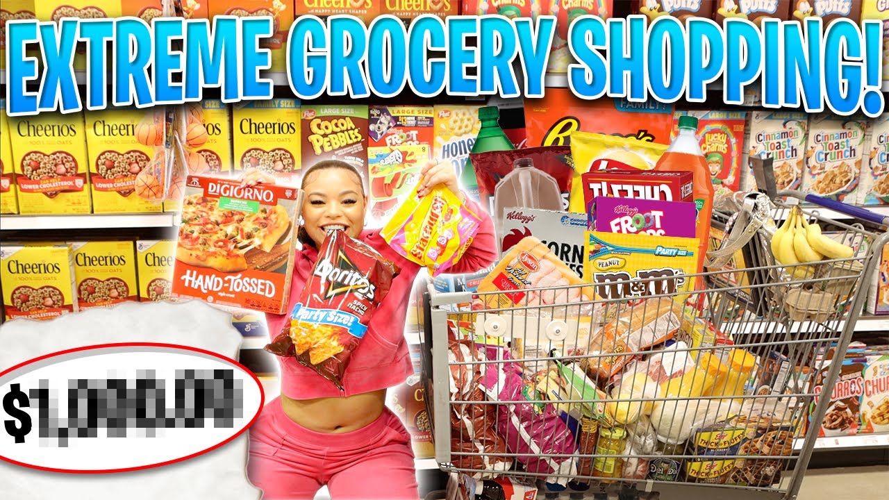 CRAZY GROCERY SHOPPING CHRONICLES WITH JALYN..